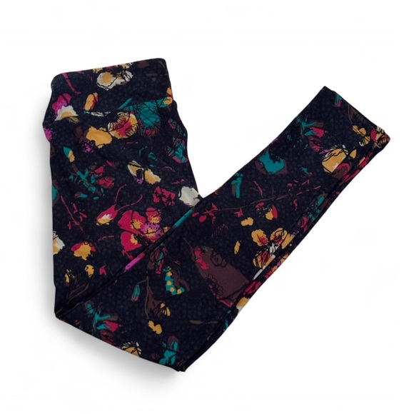 LuLaRoe Other - LuLaRoe Kids Leggings with Colorful Floral Design
